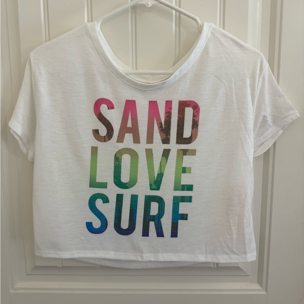 Summer crop top beach vibes
